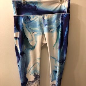 Watercolor Athleta Capri